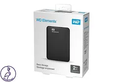 هارد اکسترنال Western Digital Element ظرفیت 2 ترابایت مشکی