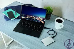 هارد اکسترنال Western Digital My Passport Ultra ظرفیت 1 ترابایت نقره ای