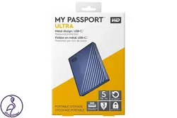 هارد اکسترنال Western Digital My Passport Ultra ظرفیت 5 ترابایت آبی