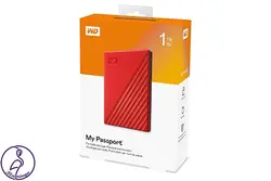 هارد اکسترنال Western Digital My Passport ظرفیت 1 ترابایت قرمز