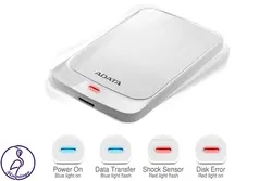 هارد اکسترنال ADATA HV320 ظرفیت 4 ترابایت سفید
