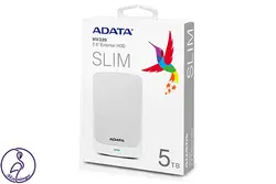 هارد اکسترنال ADATA HV320 ظرفیت 5 ترابایت سفید