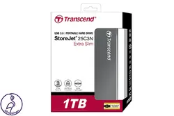 هارد اکسترنال Transcend StoreJet 25C3N ظرفیت 1 ترابایت خاکستری