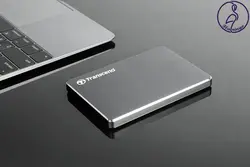 هارد اکسترنال Transcend StoreJet 25C3N ظرفیت 1 ترابایت خاکستری