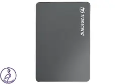هارد اکسترنال Transcend StoreJet 25C3N ظرفیت 2 ترابایت خاکستری