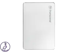 هارد اکسترنال Transcend StoreJet 25C3S ظرفیت 1 ترابایت نقره ای