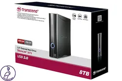 هارد اکسترنال آداپتوری Transcend StoreJet 35T3 ظرفیت 8 ترابایت