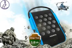 هارد اکسترنال ADATA HD720 ظرفیت 1 ترابایت آبی