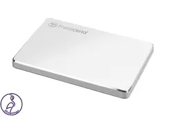 هارد اکسترنال Transcend StoreJet 25C3S ظرفیت 2 ترابایت نقره ای