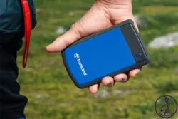 هارد اکسترنال Transcend StoreJet 25H3 ظرفیت 4 ترابایت آبی