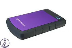 هارد اکسترنال Transcend StoreJet 25H3 ظرفیت 2 ترابایت بنفش