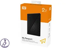 هارد اکسترنال Western Digital My Passport ظرفیت 2 ترابایت مشکی