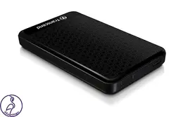 هارد اکسترنال Transcend StoreJet 25A3 ظرفیت 1 ترابایت مشکی
