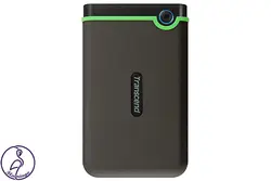 هارد اکسترنال Transcend StoreJet 25M3 ظرفیت 1 ترابایت خاکستری