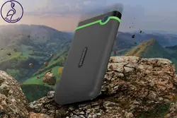 هارد اکسترنال Transcend StoreJet 25M3 ظرفیت 1 ترابایت خاکستری