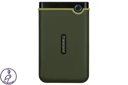 هارد اکسترنال Transcend StoreJet 25M3 ظرفیت 2 ترابایت سبز