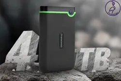 هارد اکسترنال Transcend StoreJet 25M3 ظرفیت 4 ترابایت خاکستری