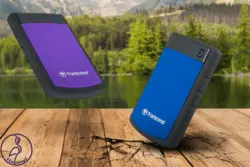 هارد اکسترنال Transcend StoreJet 25H3 ظرفیت 4 ترابایت بنفش