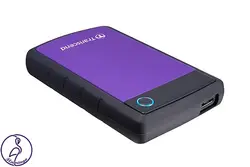 هارد اکسترنال Transcend StoreJet 25H3 ظرفیت 4 ترابایت بنفش