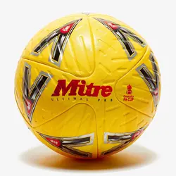 توپ فوتبال میتره مدل  fa cup ultimax pro 22-23 نسخه رسمی (زرد) – سفارشی از اروپا
