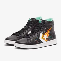 اسنیکر کانورس مدل chuck taylor all star hi (مشکی.آتشین) – سفارشی از اروپا