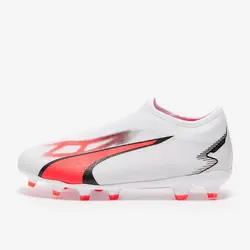 کفش فوتبال پوما FG/AG ULTRA +Matchخردسال/نونهال(سفید.قرمز ارکید) – سفارشی از اروپا