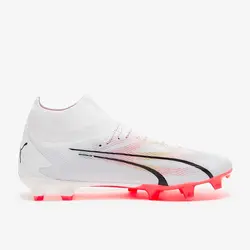 کفش فوتبال پوما FG/AG ULTRA PRO (سفید.قرمز ارکید) – سفارشی از اروپا