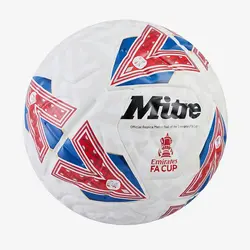توپ فوتبال میتره مدل   FA CUP Match 23.24 نسخه مسابقه(سفید.آبی.قرمز) – سفارشی از اروپا