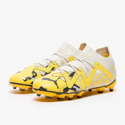 کفش فوتبال پوما FG/AG future MATCH  خردسال/نونهال(زرد.خاکستری) – سفارشی از اروپا