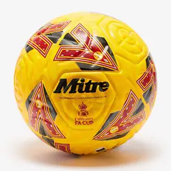 توپ فوتبال میتره مدل FA CUP Match 23.24 نسخه مسابقه (زرد.قرمز) – سفارشی از اروپا