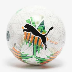 توپ فوتبال پوما مدل Orbita 6 AFCON  نسخه تمرینی (سفید.سبز) – سفارشی از اروپا