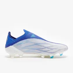 کفش فوتبال آدیداس ایکس  +FG SPEEDFLOW (سفید.آبی) – سفارشی از اروپا