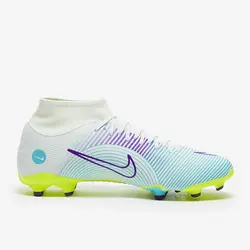 کفش فوتبال نایک مرکوریال سوپرفلای 8 آکادمی FG Dream Speed (سفید.چند رنگ) – سفارشی از اروپا