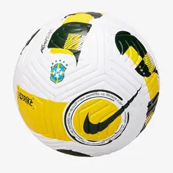توپ فوتبال نایک مدل brazil 21-22 strike نسخه تمرینی(سفید.زرد.سبز) – سفارشی از اروپا