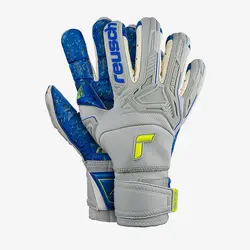 دستکش دروازه بانی ریوش مدل attrakt freegel fusion ortho-tec goaliator Gold  (خاکستری.آبی) – سفارشی از اروپا