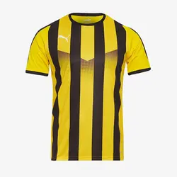 لباس فوتبال تیمی پوما مدل liga striped (زرد.مشکی) – سفارشی از اروپا