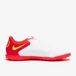کفش فوتسال چمنی نایک تمپو لجند کلاب 9 TF (سفید.قرمز.زرد) - سفارشی از اروپا