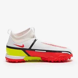کفش فوتسال چمنی نایک فانتوم جی تی ساقدار آکادمی TF خردسال/نونهال(سفید.زرد.قرمز) - سفارشی از اروپا