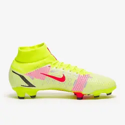 کفش فوتبال نایک مرکوریال سوپرفلای 8 پرو FG (زرد.قرمز) – سفارشی از اروپا