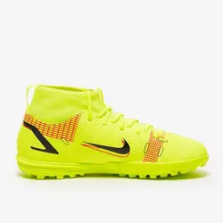 کفش فوتسال چمنی نایک مرکوریال سوپرفلای 8  آکادمی TF خردسال/نونهال(زرد.قرمز) - سفارشی از اروپا