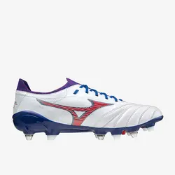 کفش فوتبال میزانو مورلیا نئو 3 بتا ساخت ژاپن SG (سفید.آبی.قرمز) - سفارشی از اروپا