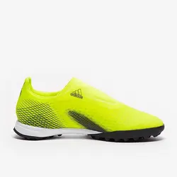 کفش فوتسال چمنی آدیداس ایکس 3. بدون بند TF GHOSTED(زرد.مشکی) - سفارشی از اروپا