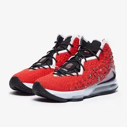 اسنیکر نایک مدل LEBRON 17 (قرمز.مشکی) – سفارشی از اروپا