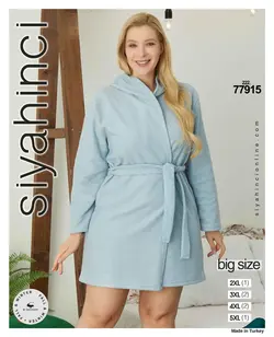 تن پوش حوله ای زنانه سایز بزرگ ترک 77915