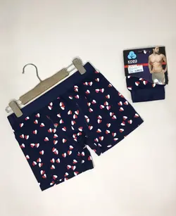 شورت مردانه پادار طرحدار برند کوزا ۹۱۷۵-61