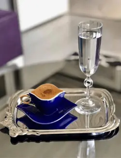 لیوان گیلاس خوری پایه بلند ترک پاشاباغچه 2 عددی مدل آمور pasabahce amore