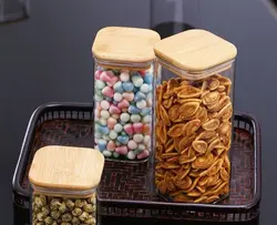 ظروف پیرکس ادویه درب بامبو برند پاچی Paci ترکیه