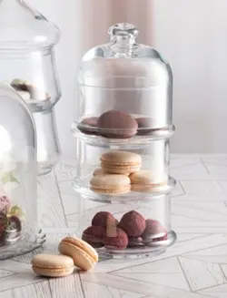 ظرف شکلات و تنقلات 3 طبقه پاشاباغچه Villa patisseria