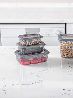 ظروف نگهدارنده 3 تایی سری پلی Foly Life 0339