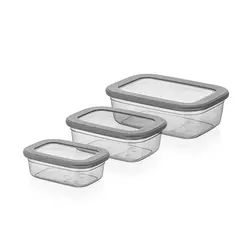 ظروف نگهدارنده 3 تایی سری پلی Foly Life 0339